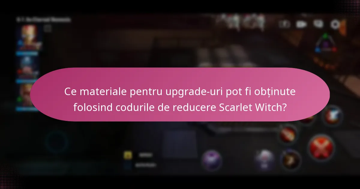 Când au loc evenimente speciale legate de codurile de reducere Scarlet Witch?