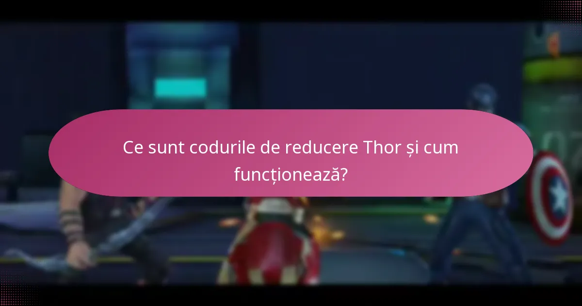 Ce materiale de upgrade sunt disponibile în Thor și cum pot fi obținute?
